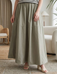 Pret - Moven - Cotton Linen Skirt - Green