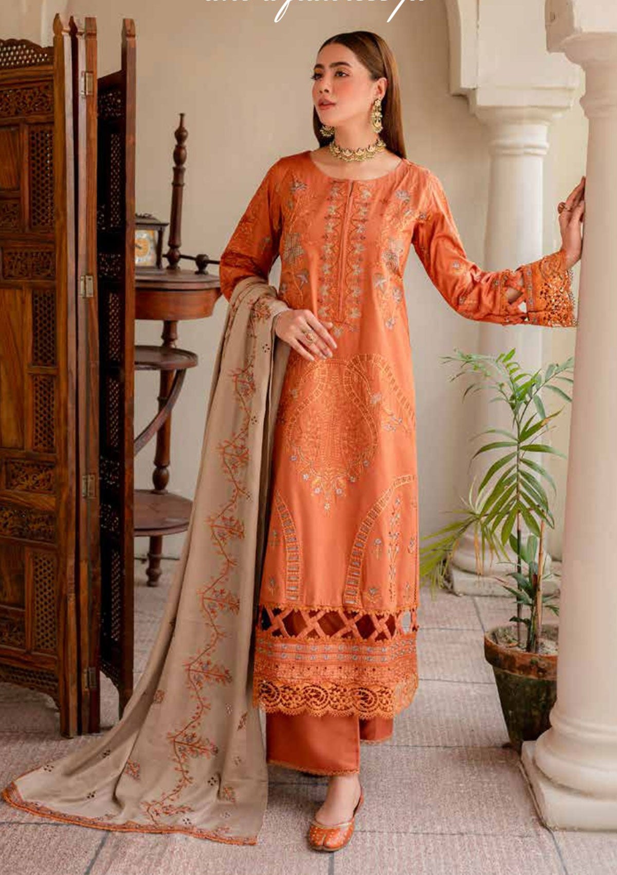 Winter Collection - Marjjan - Mah e Mir - Linen - MKL#2A