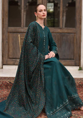 Winter - Noor by Saadia Asad - Pashmina Shawl 25 - NSP#11 - Teal Empress