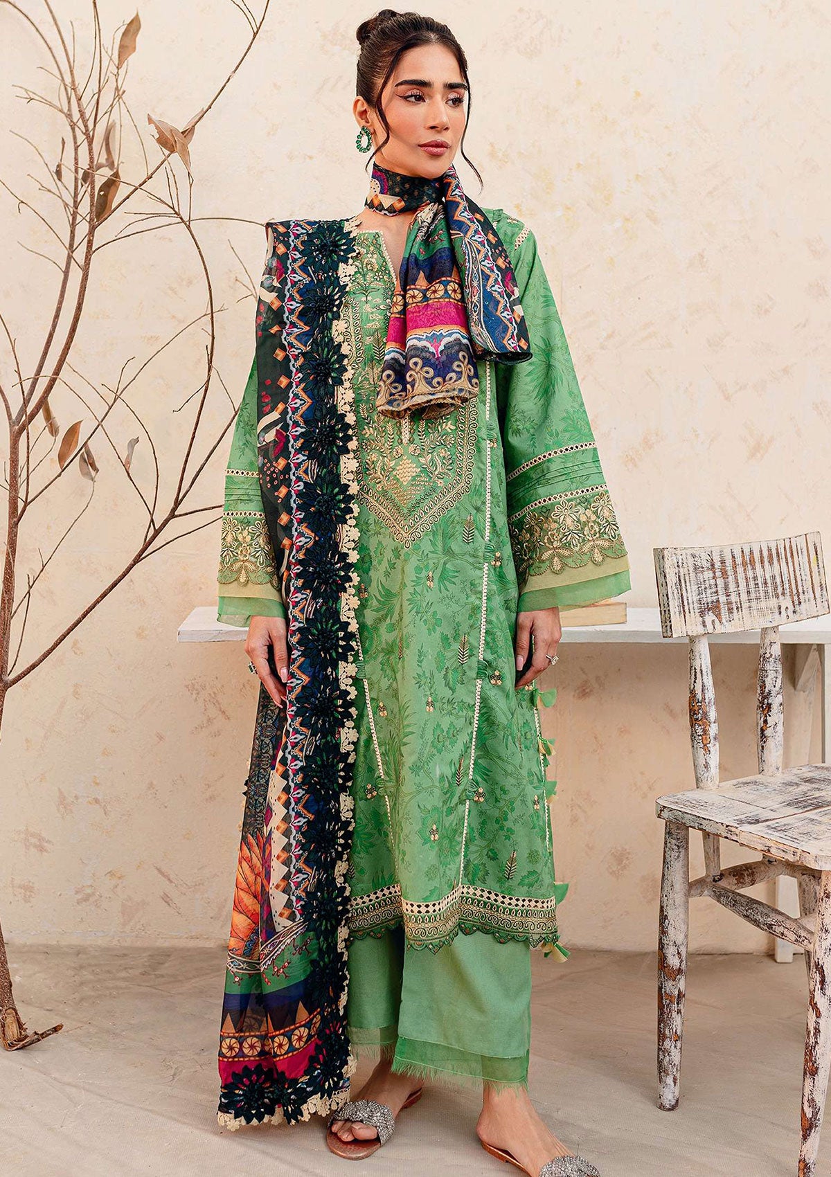 Lawn Collection - Zoya N Fatima - Raha Lawn 24 - ZR#03 - ZIYA