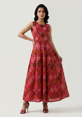 Georgette Silk Sitari Work - ASPL#116