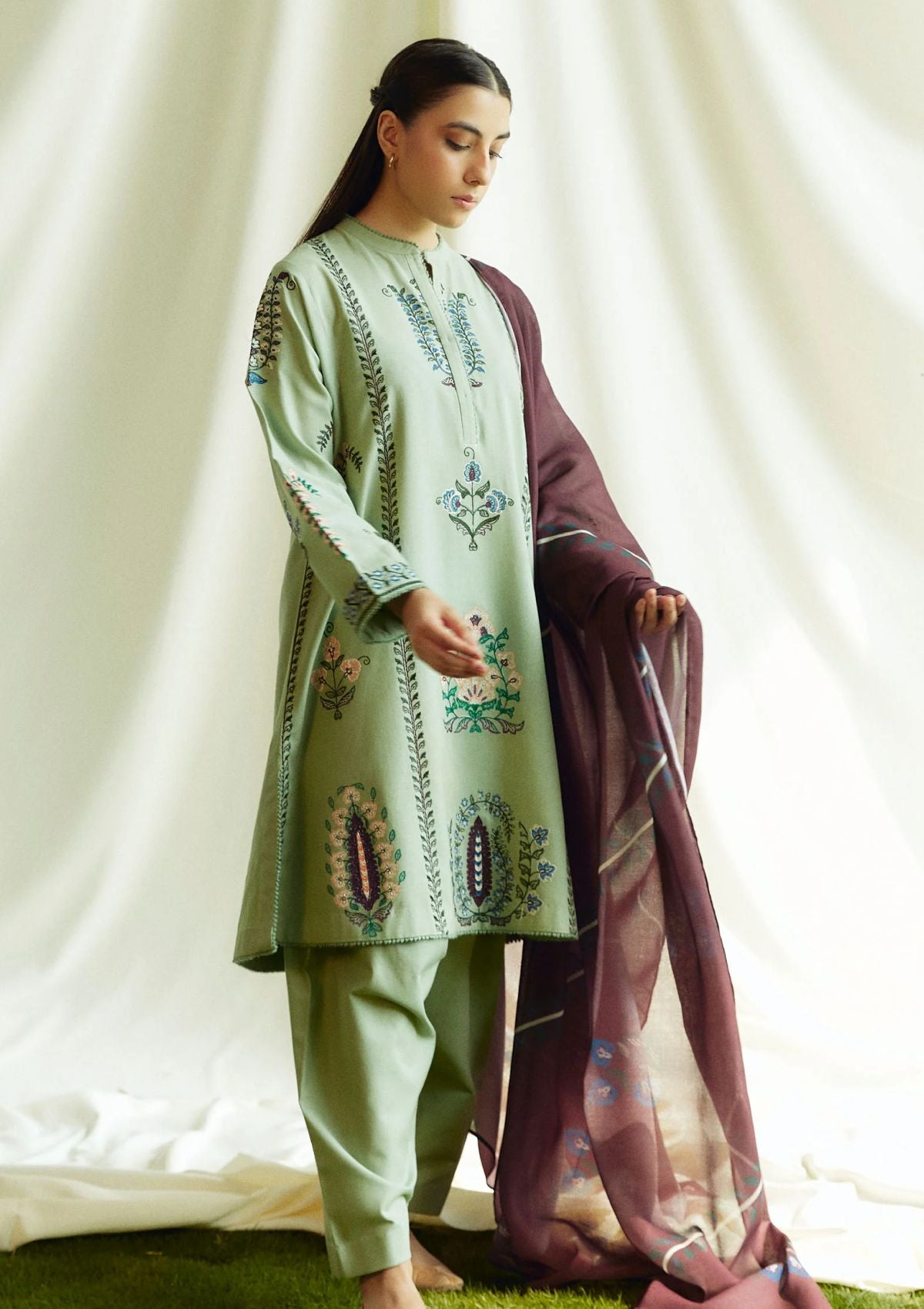 Winter Collection - Zara Shahjahan - Coco - Unstitched 24 - CZW24#3B