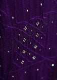 Winter Collection - Riwaj - Bamber Chikankari W/ Mukesh Work - D Purple