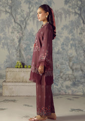Winter - Sahar - Fall Winter Unstitched - AW1-26-24 - Plum Flourish