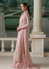 Formals - Emaan Adeel - Modern Heirloom Unstitched Chiffon 26 - ANTIQUE BLUSH