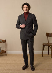 Drapers Greenhills Super 180's Wool Fabric - D Brown