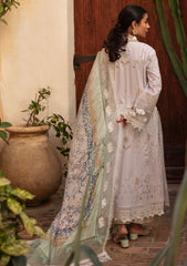 Lawn - Ansab Jahangir - Zoha - Luxury 25 - AJ-LL-25-07 - Baby’s Breath