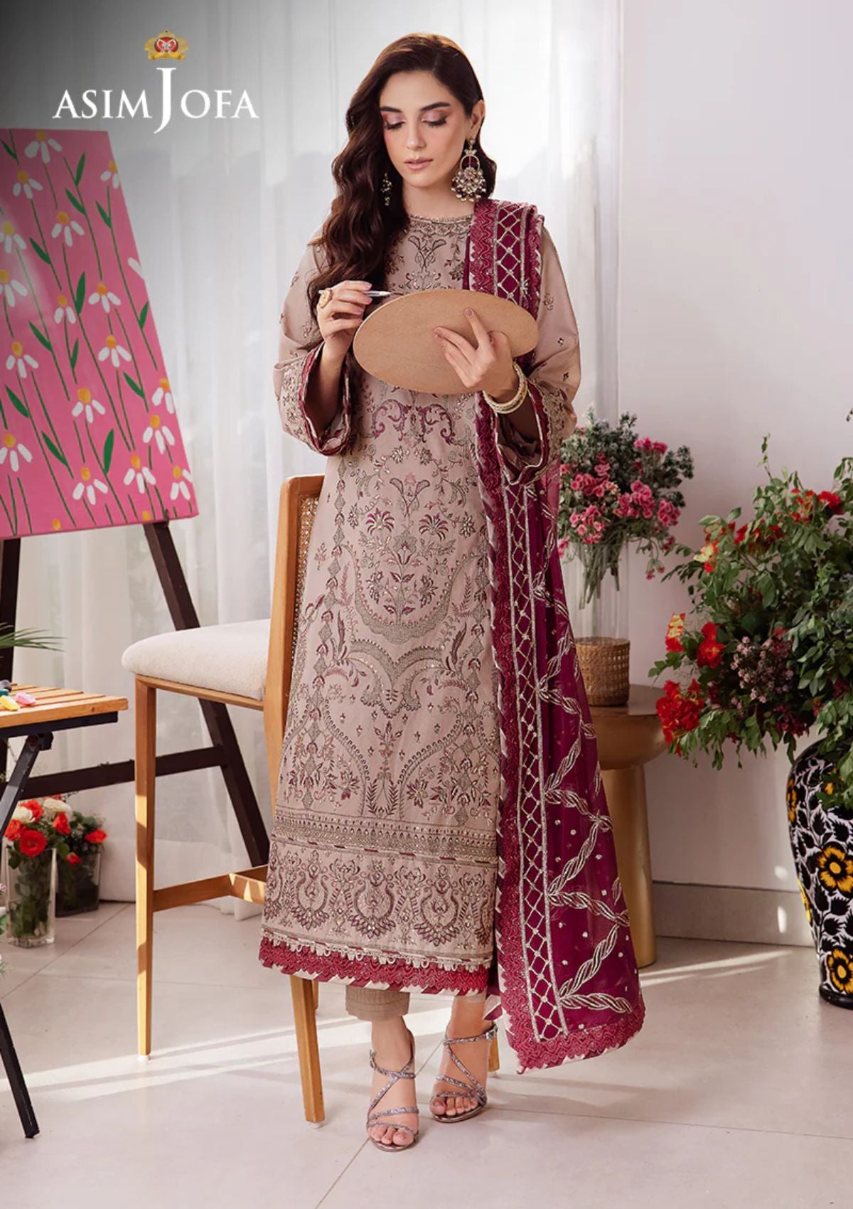 Lawn Collection - Asim Jofa - Uraan - AJUR#24-10