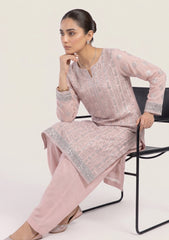Formals - Riwaj - Fancy Bamber Chiffon - 2 Pcs Suit - CBD#06 - Tea Pink