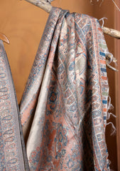 Pashmina Zari Jamawar Shawl D#26 - Skin