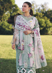 Lawn Collection - Elaf Premium - Print Chikankari - EPC24#05 - B - CELESTIAL