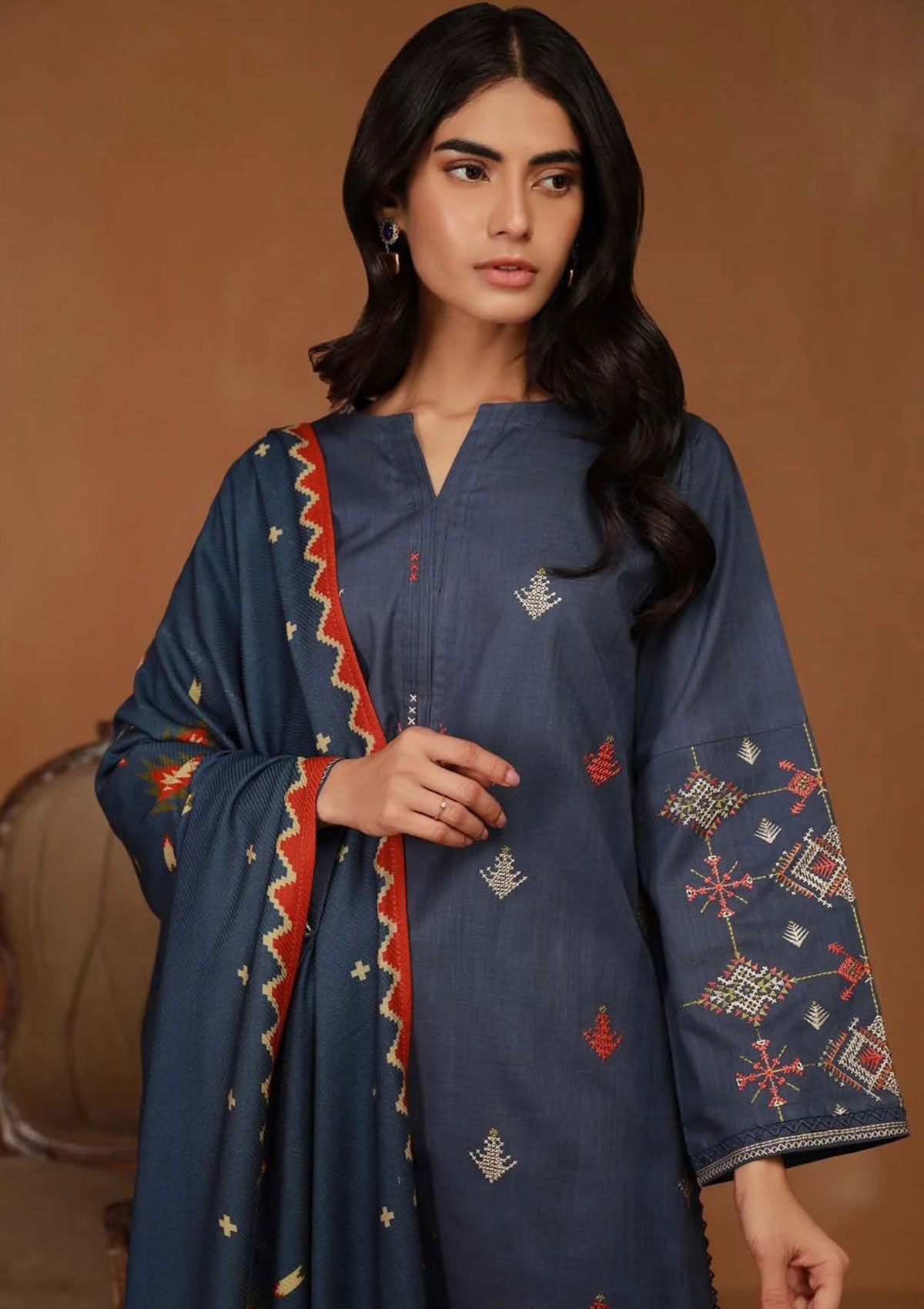 Winter Collection - Sahar - Cross Hatch - Unstitched Vol-2 - D#02