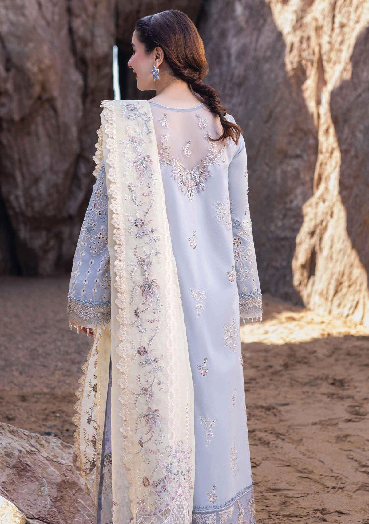 Lawn Collection - Qalamkar - Sahil Kinare - FP#04 - Firuze