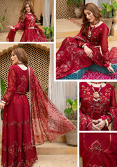 Formal Collection - Zuha - Andaaz e Jahan - Festive - D#04 - Scarlet Ruby