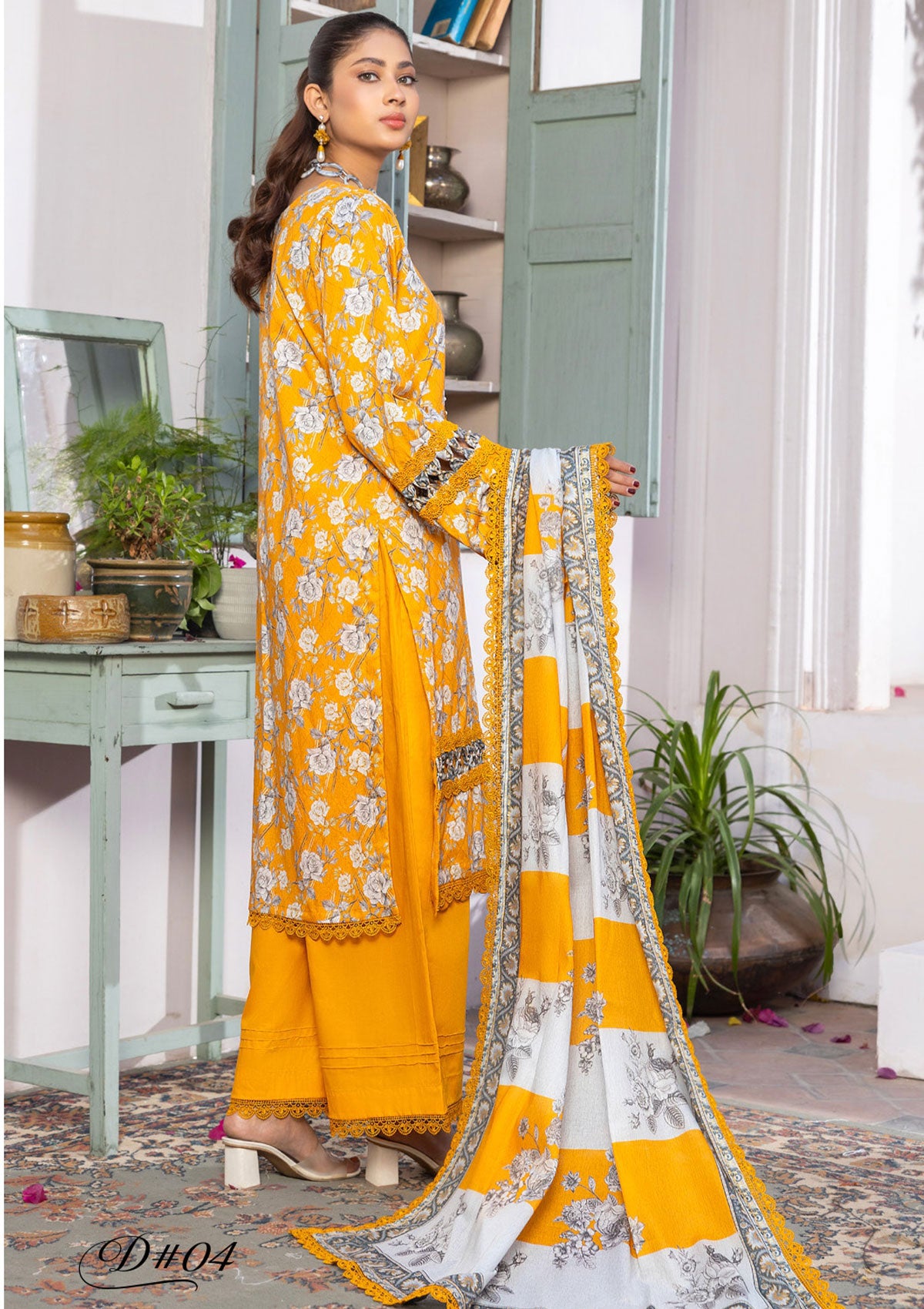 Lawn Collection - Humdum - Rang e Noor - HRN#04