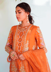 Lawn Collection - Qalamkar - Qlinekari - Alaina - RT#4