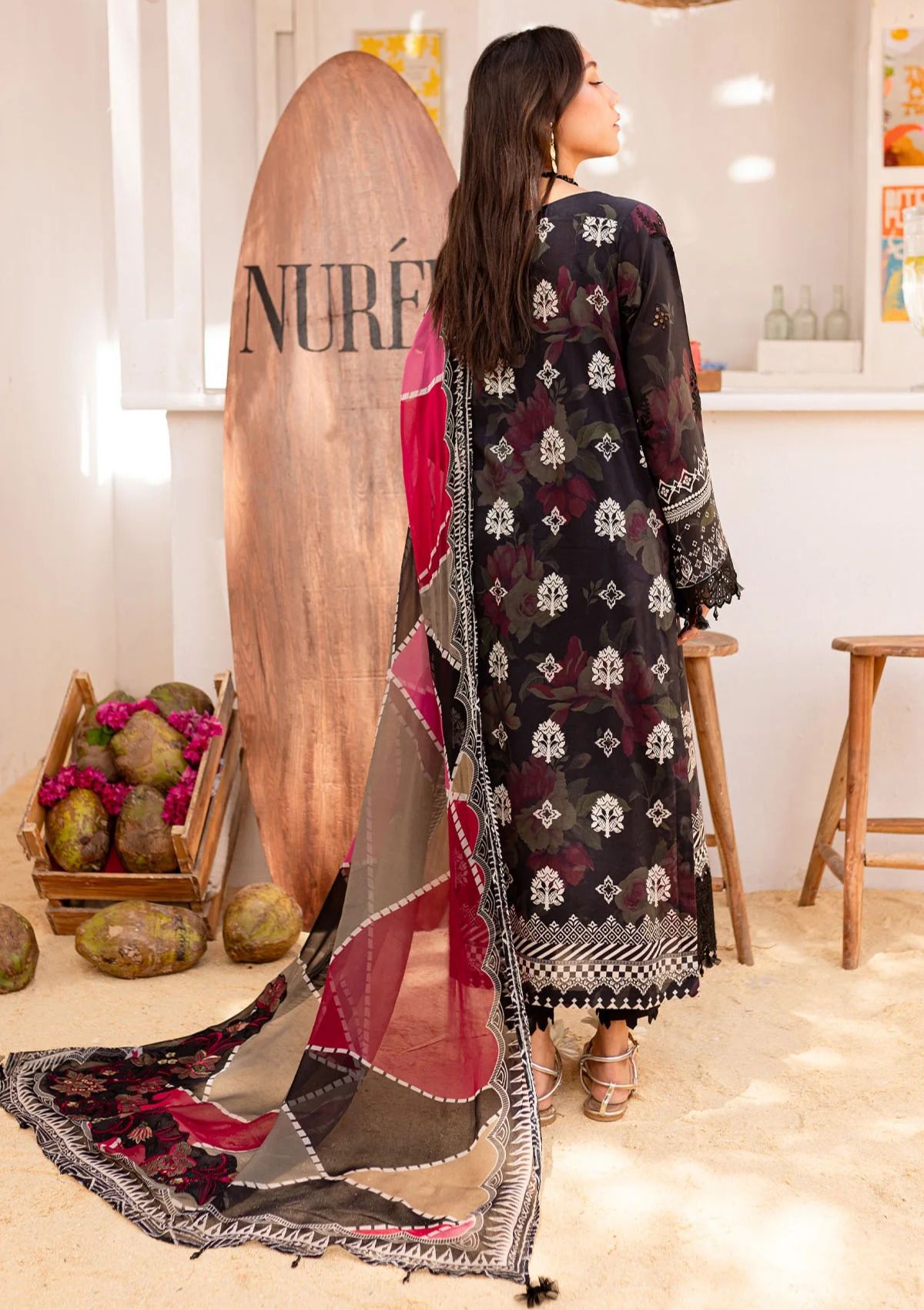 Lawn Collection - Nureh - Gardenia - Embroidered 24 - NS#133