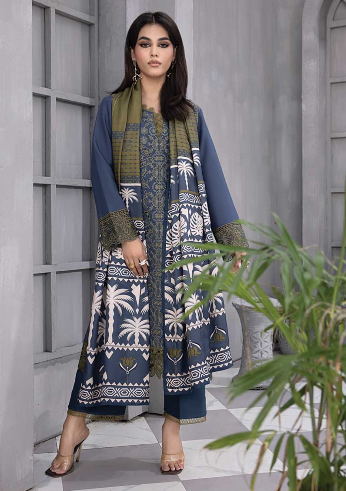 Winter Collection - Rang Rasiya - Florence - Linen shawl - DN#04