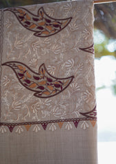 Wool Ari Work Shawl D - 1D - Skin