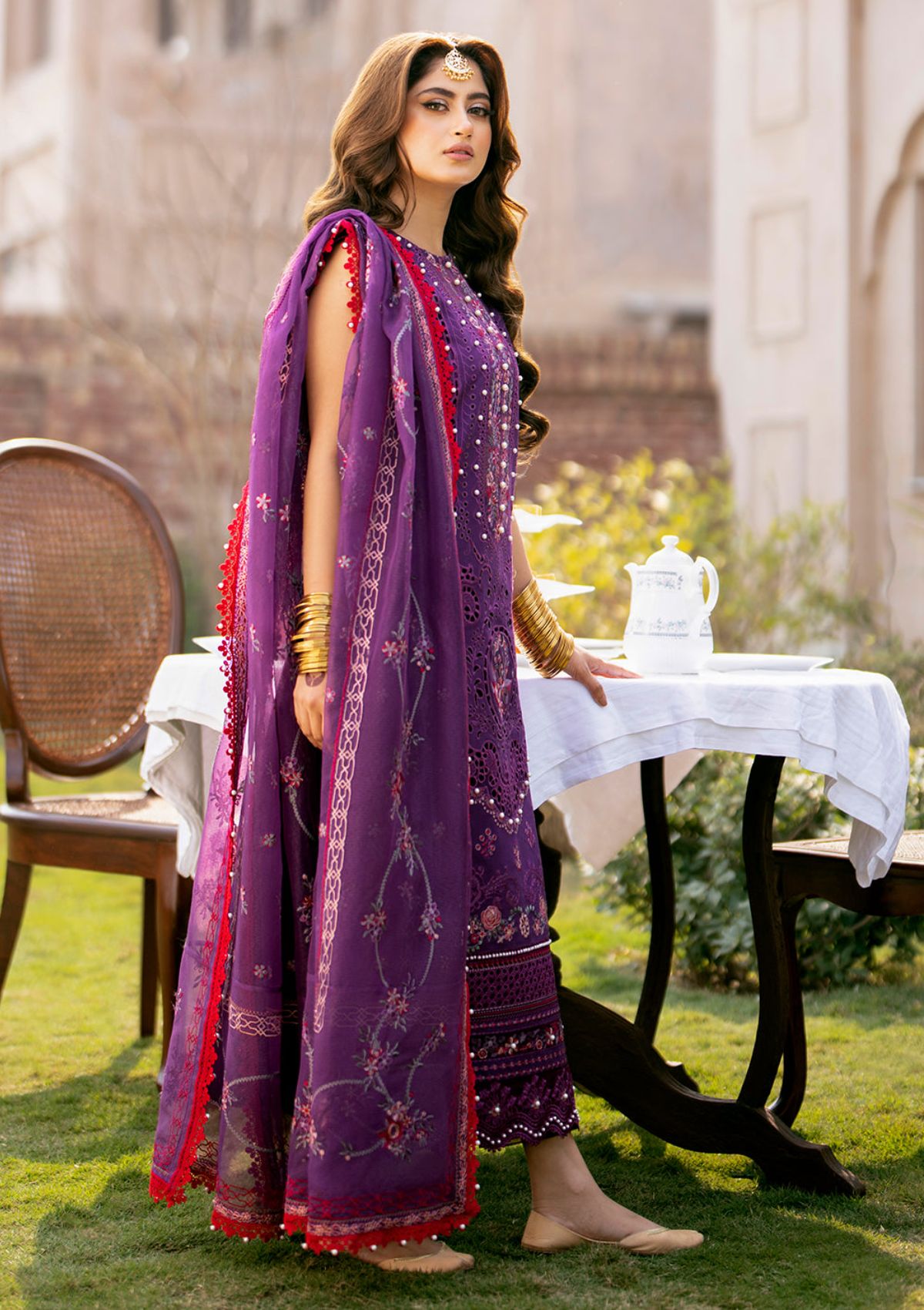 Lawn Collection - Bin Ilyas - Dilbaro - Festive Edit - D#404-A