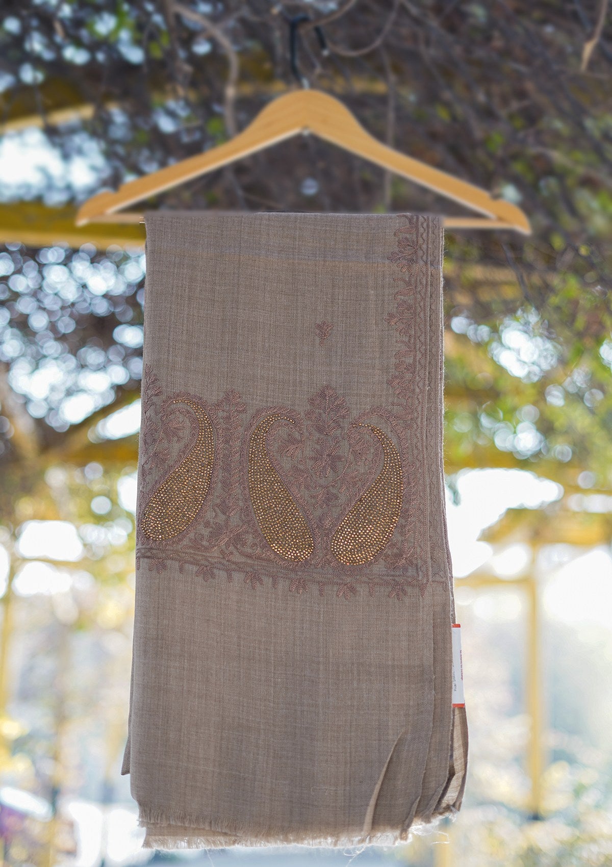 Wool Ari Work Shawl D - 3 – Saleem Fabrics Traditions