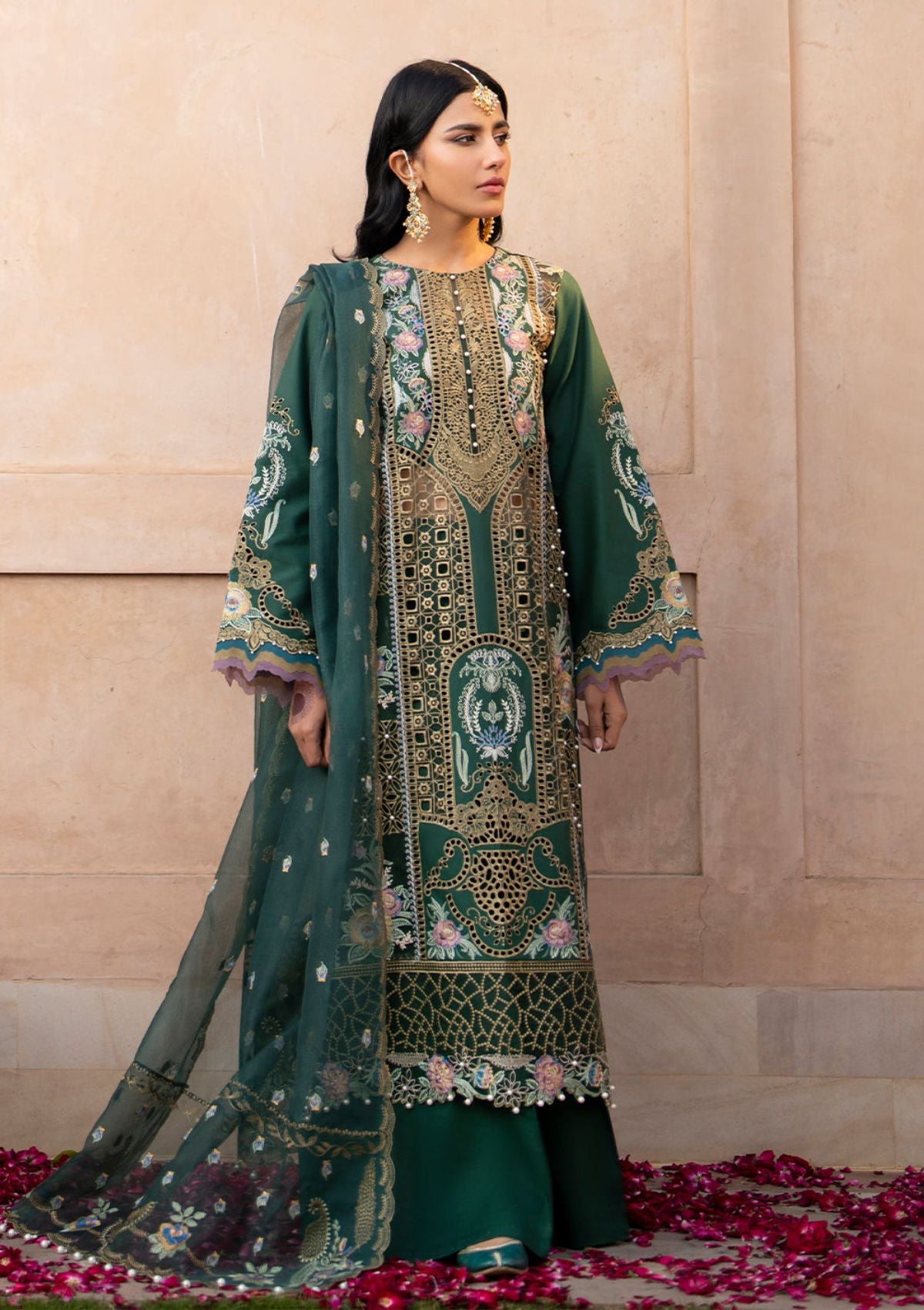 Lawn Collection - Bin Ilyas - Dilbaro - Festive Edit - D#407-A