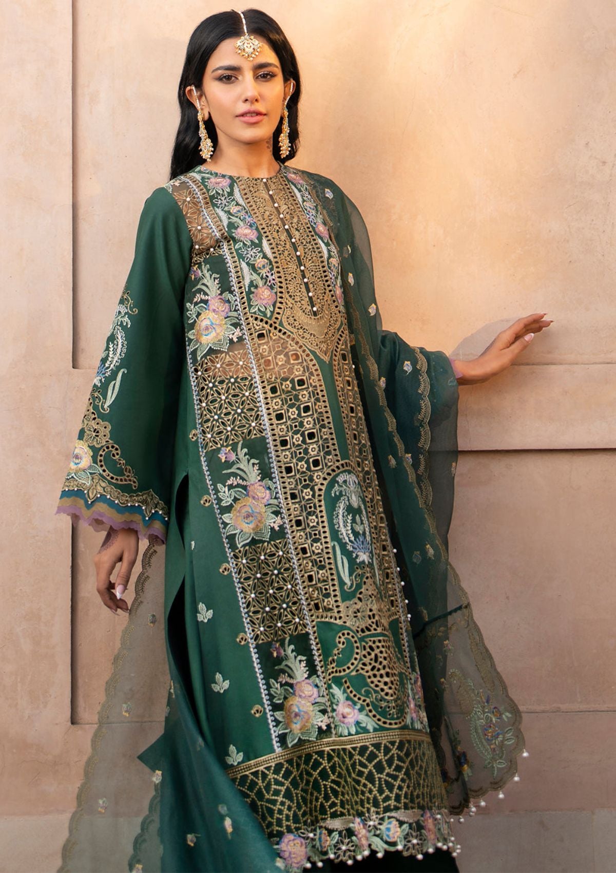 Lawn Collection - Bin Ilyas - Dilbaro - Festive Edit - D#407-A