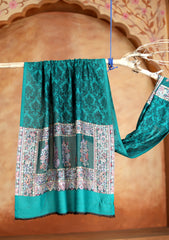 Pashmina Jamawar Scarf D#46 - DS Green
