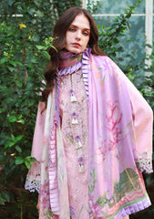 Lawn - Mushq - Hemline Secret Garden 26 - Beyond The Garden Gate - MHS#202 - Moonpetal