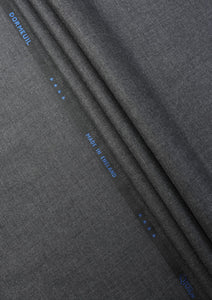 Dormeuil Cashmere & Qiviuk Super 200'S Wool Fabric - Dark Grey