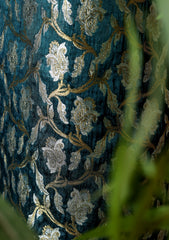 Formals - Fancy Closet - 2 pcs Suit - Chiffon Jamawar D#76 Zink