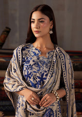 Winter - Raaya - Zinnia Unstitched 26 - COBALT