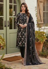 Winter - Riwaj - Printed Marina - 3 Pcs - Wool Shawl 25 - D#13