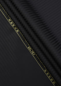 Zegna Ermenegildo Super Fine Wool Fabric - Black