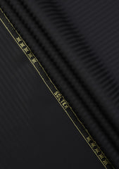 Zegna Ermenegildo Super Fine Wool Fabric - Black