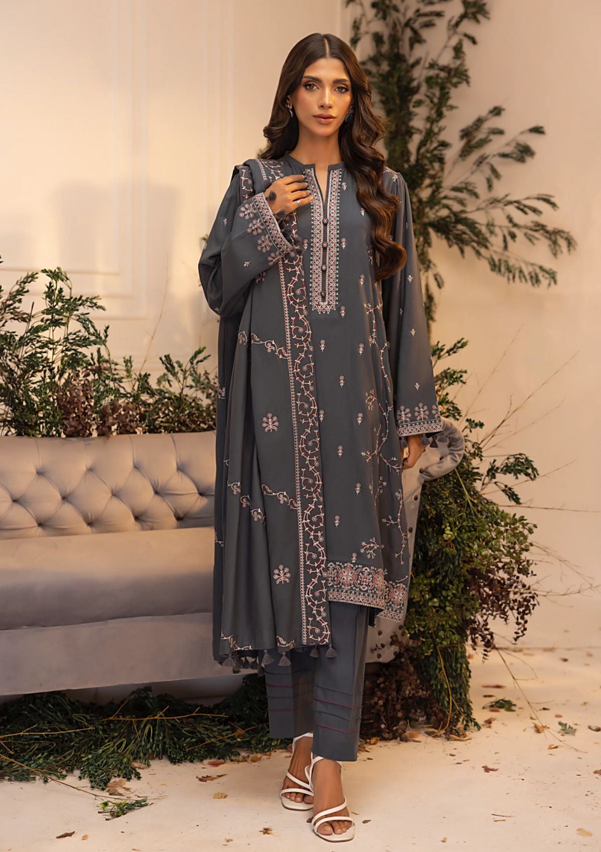 Winter Collection - Lakhany - Cashmi Wool - LCW24#LG-SK-0237