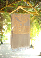 Ari Work Pashmina Scarf D - 11 - Skin