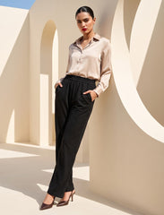 Pret - Moven - Cotton Linen Trouser - Black
