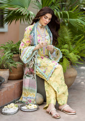 Lawn - Elaf Premium - Prints 25 - ECD#5B - SAFFROSE