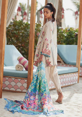 Lawn - Farah Talib Aziz - Luxury Unstitched - FTL25#02 - Irene Ivory