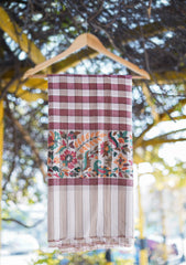 Pure Pashmina Kaani Jamawar Shawl D - 97 - S Brown