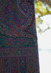 Pure Pashmina Kaani Jamawar Shawl D - 84 - Multi