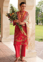 Lawn - Deyar - Summer Lawn 25 - D#10 - CRIMSON