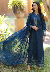 Lawn - Noor By Saadia Asad - Eid Luxury - Handwork Laserkari - NEH25#7B