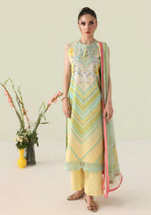 Lawn - Roheenaz - Rosette Unstitched 26 - RUNSS25#67B - BLOOMED MUSE