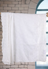 Embroidered Lawn Summer Shawl D#58 - White