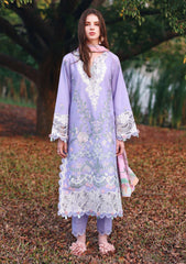 Lawn - Mushq - Hemline Secret Garden 26 - Beyond The Garden Gate - MHS#207 - Hidden Dahlia