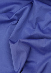Italy Thomas Mason Selvage Plain Cotton Fabric - Blue