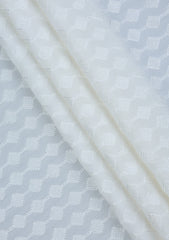 Elite Men China Boski Embroidered 6 Pound Brown Selvage - Off White