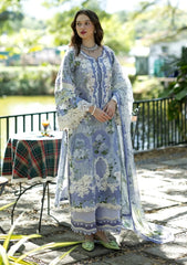 Lawn - Elaf Premium - Signature Embroidered Prints 26 - ESA#08B - ANASTASSIA